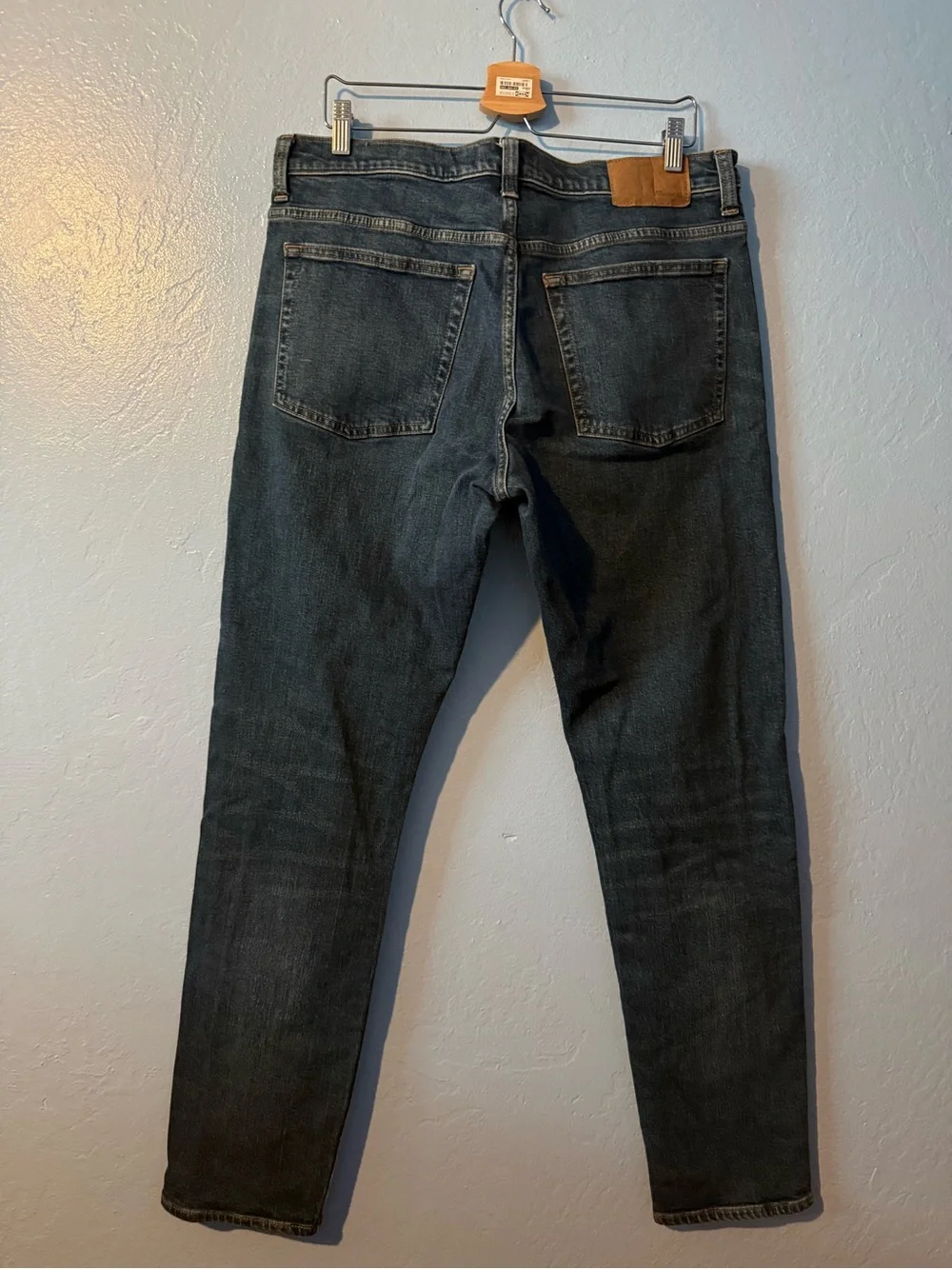 Madewell Men's Skinny Jeans in Washed Black
